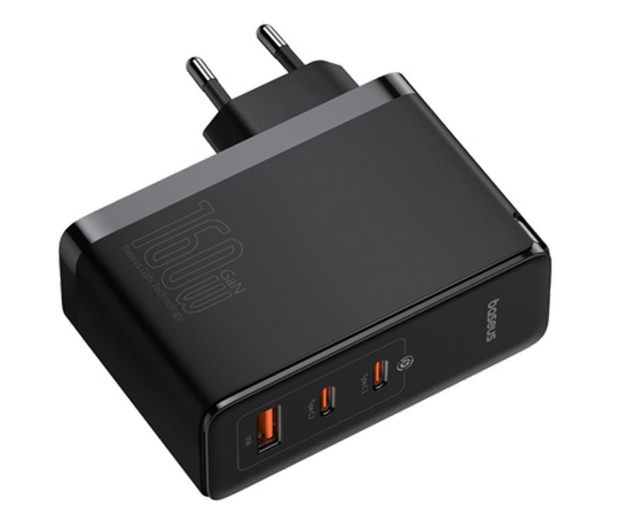 Baseus Ładowarka sieciowa GaN5 Pro 160W 2x USB-C 1x USB-A QC PD - 1184498 - zdjęcie 4
